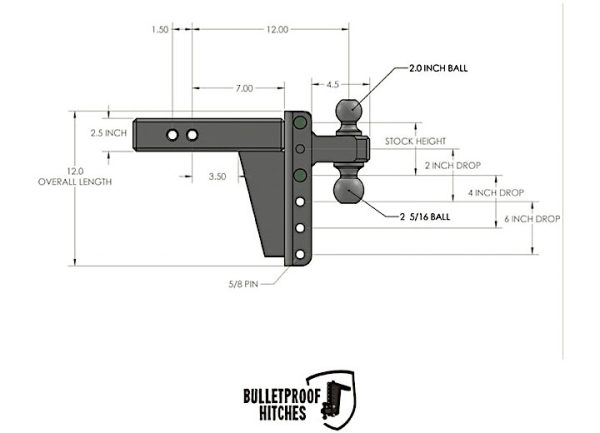 Bulletproof Hitches (BLP) HD256